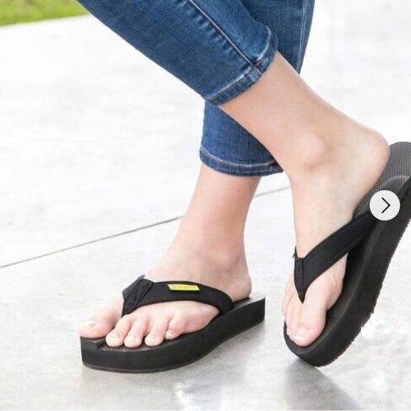 Healing Sole Shoes - Healing Sole Original 2.0 Flip Flop Sandals - Women's Black Size 9